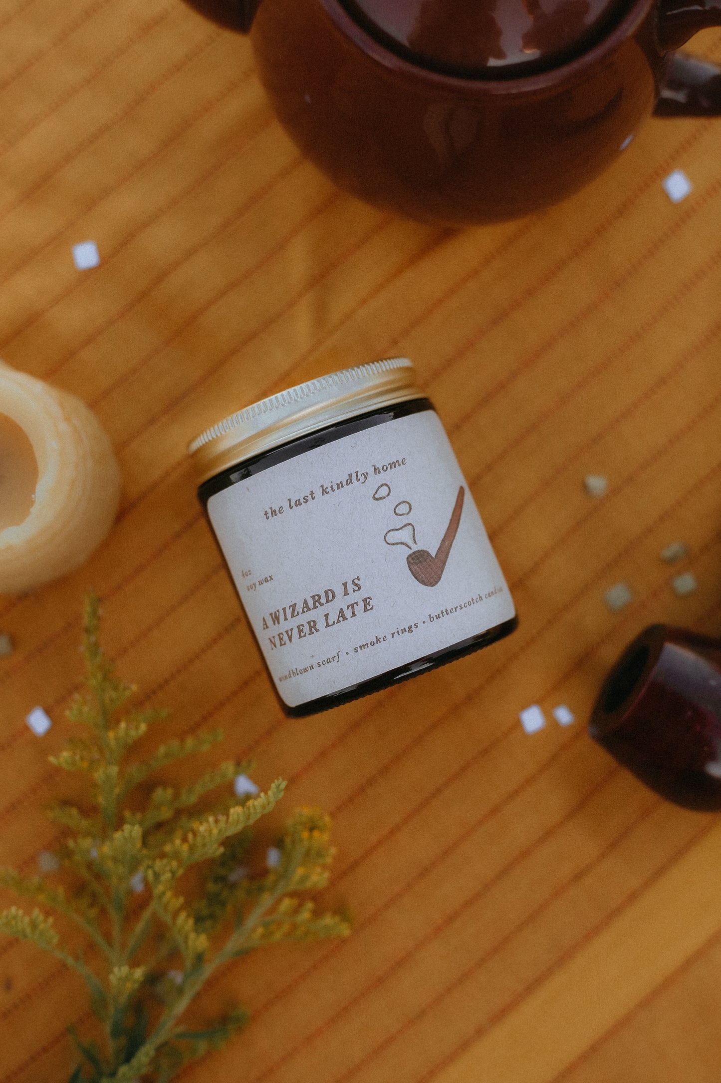 a wizard is never late candle