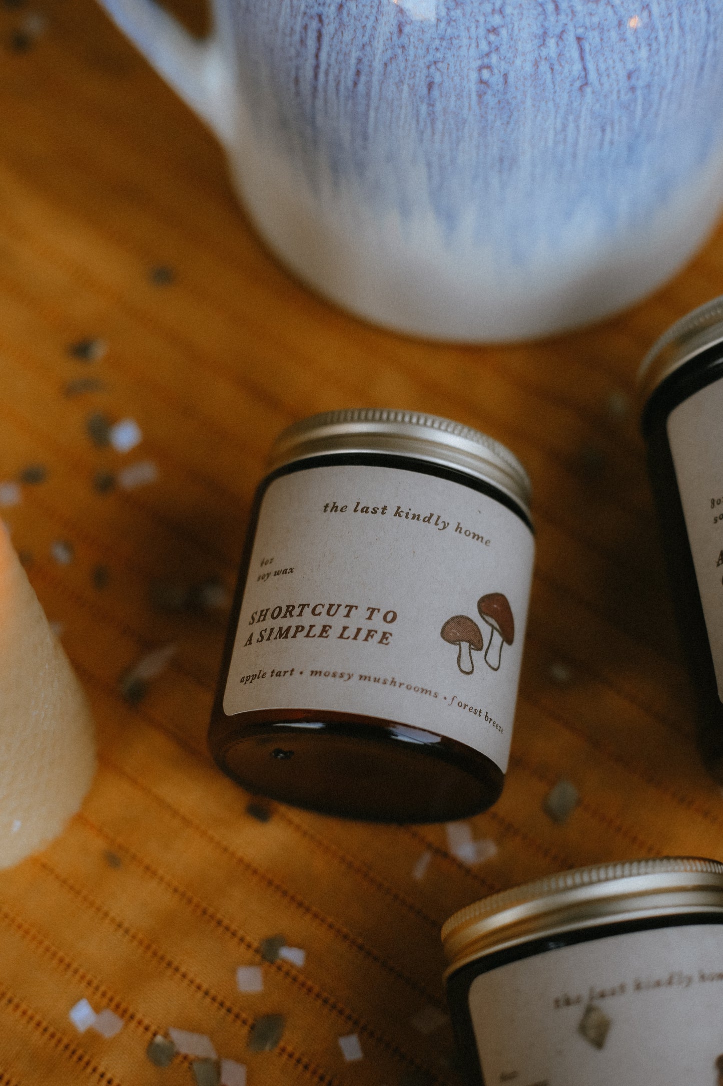 shortcut to a simple life candle