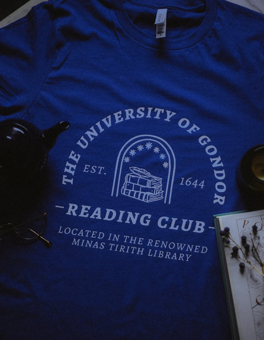 (PRE-ORDER) the university of gondor reading club t-shirt