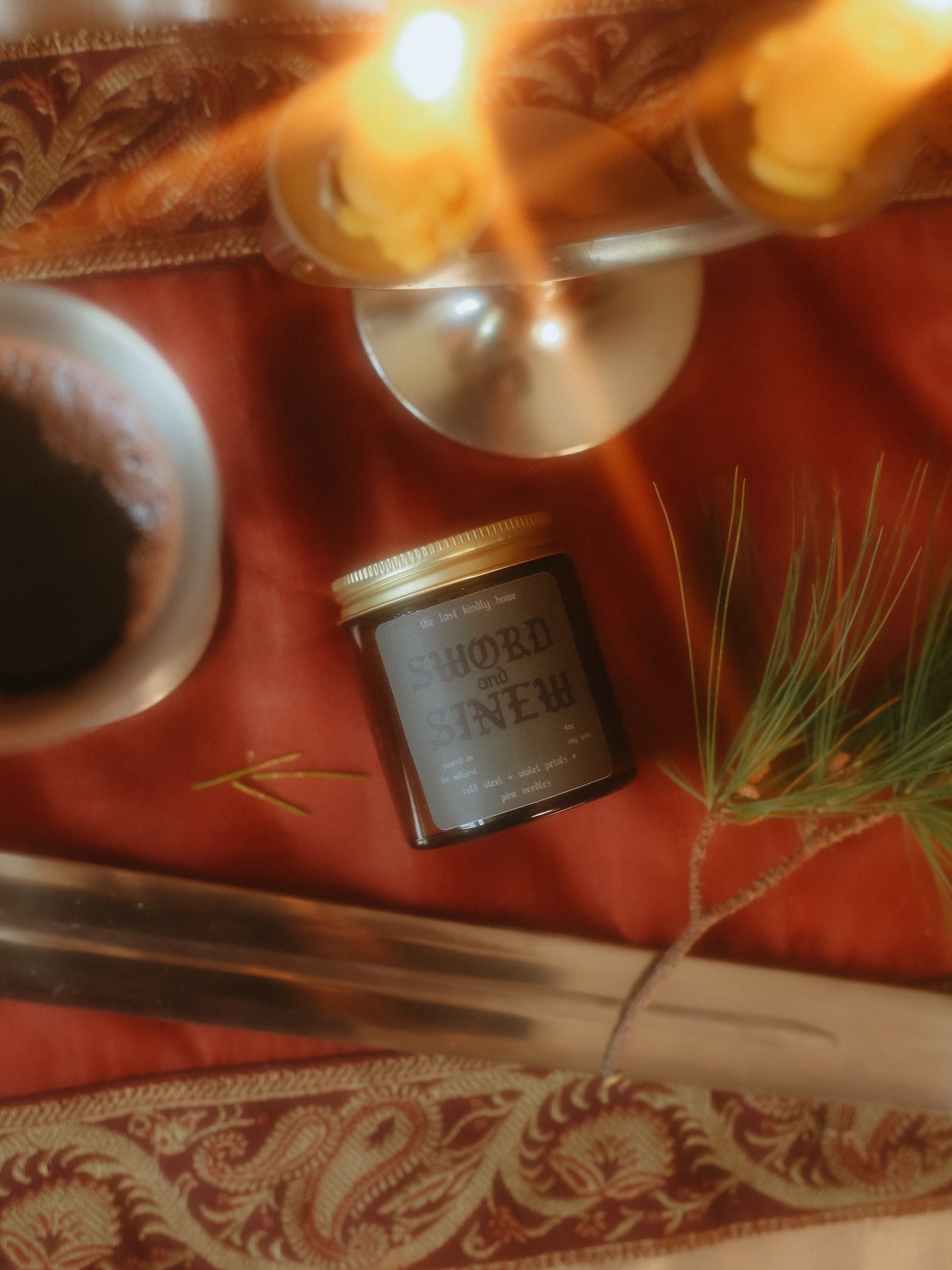 sword and sinew candle