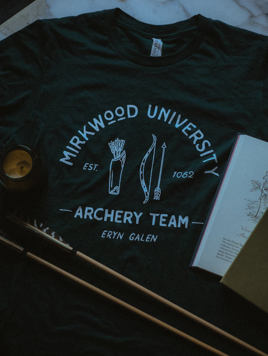 (PRE-ORDER) mirkwood university archery team t-shirt