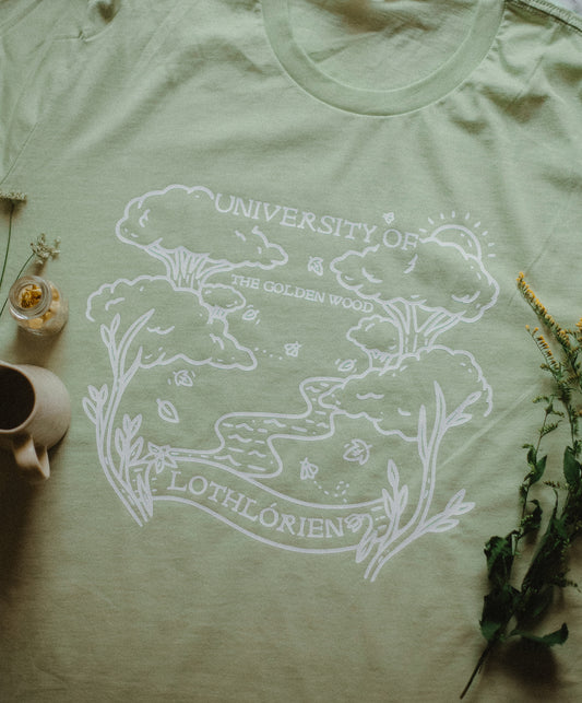 (PRE-ORDER) university of lothlórien details t-shirt