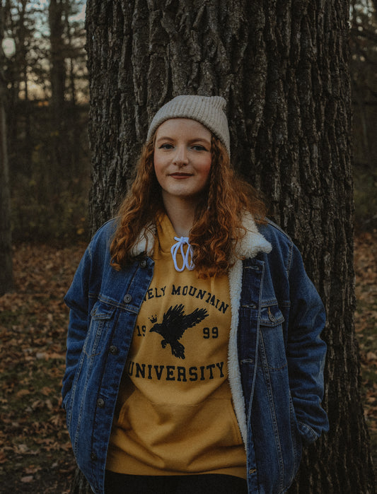 (PRE-ORDER) lonely mountain university mascot hoodie
