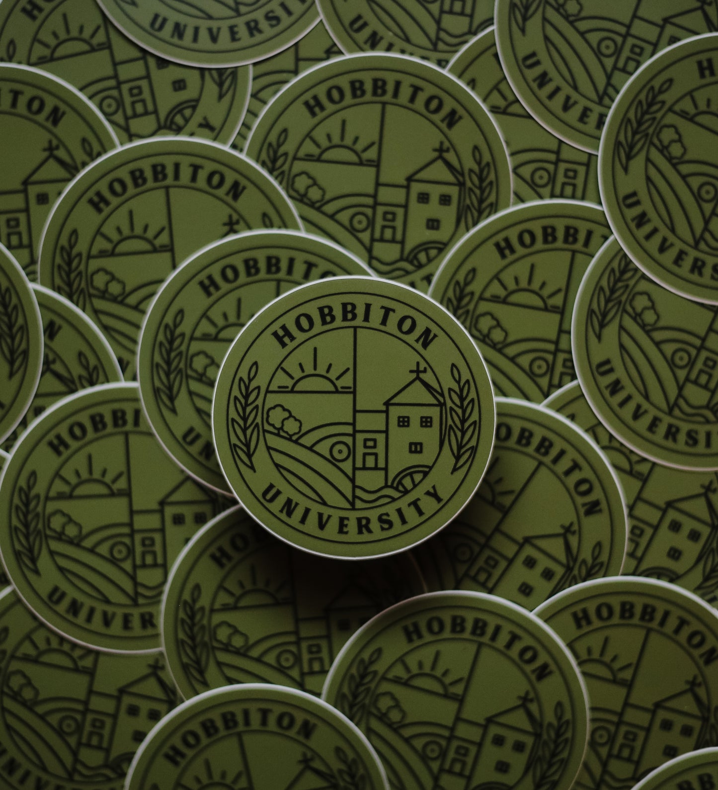 hobbiton university sticker