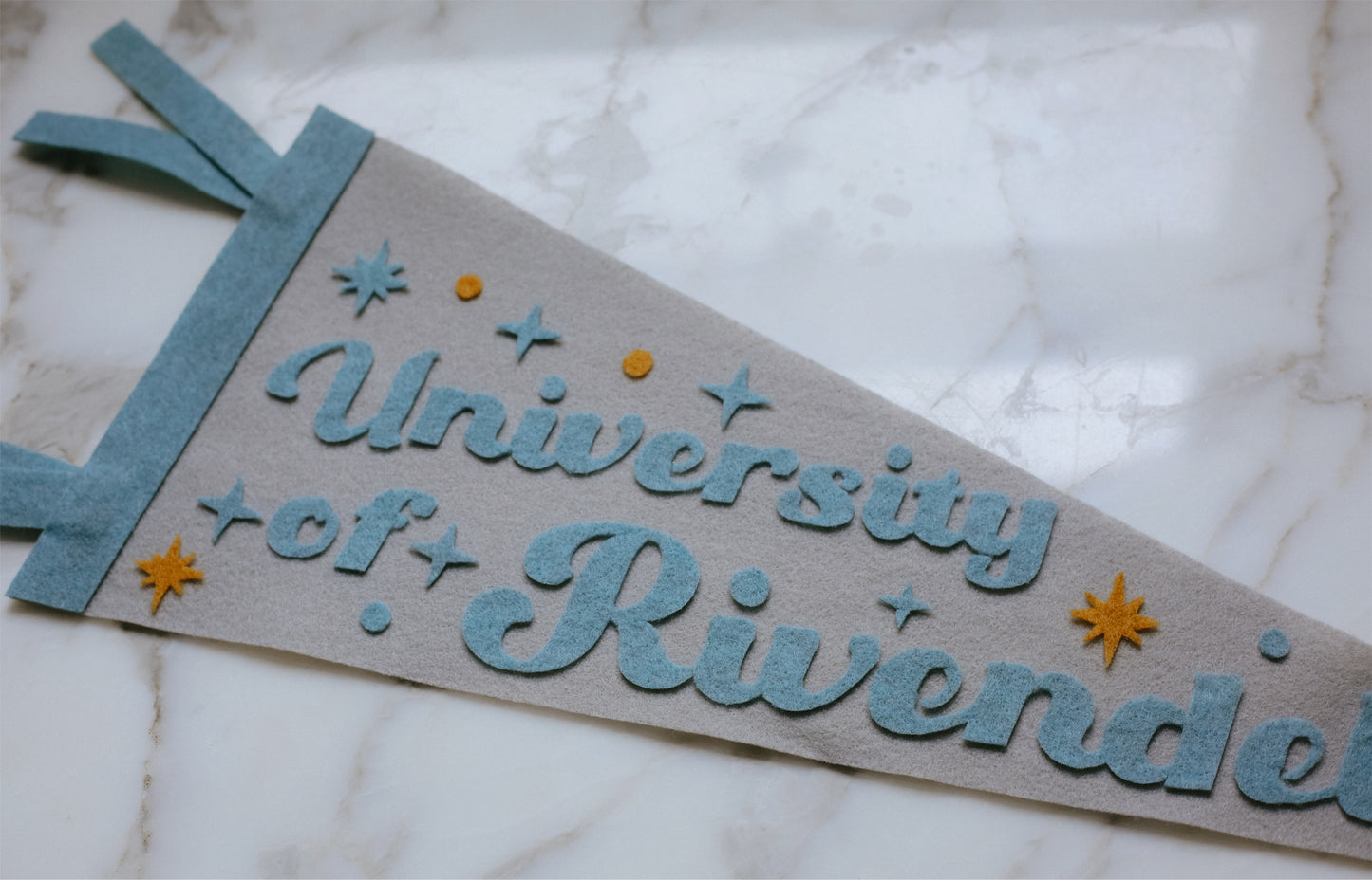 (PRE-ORDER) university of rivendell felt pennant flag