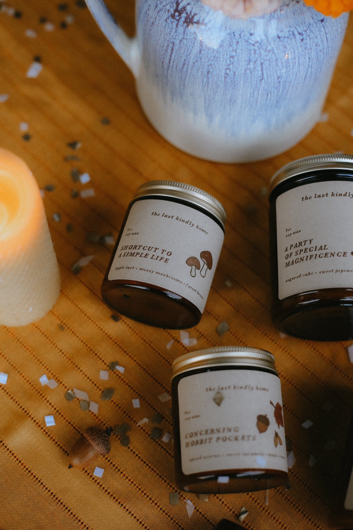 shortcut to a simple life candle