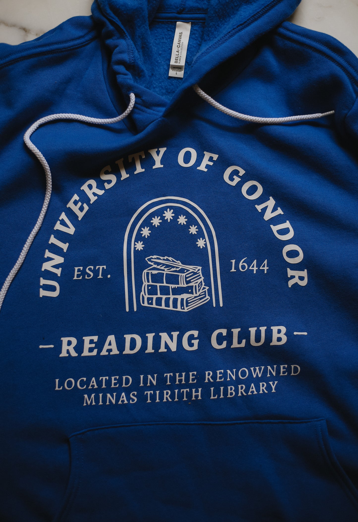 (flawed) university of gondor reading club hoodie - large