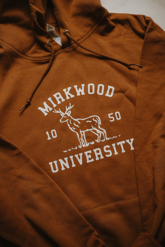 (ready to ship) mirkwood university mascot hoodie - medium