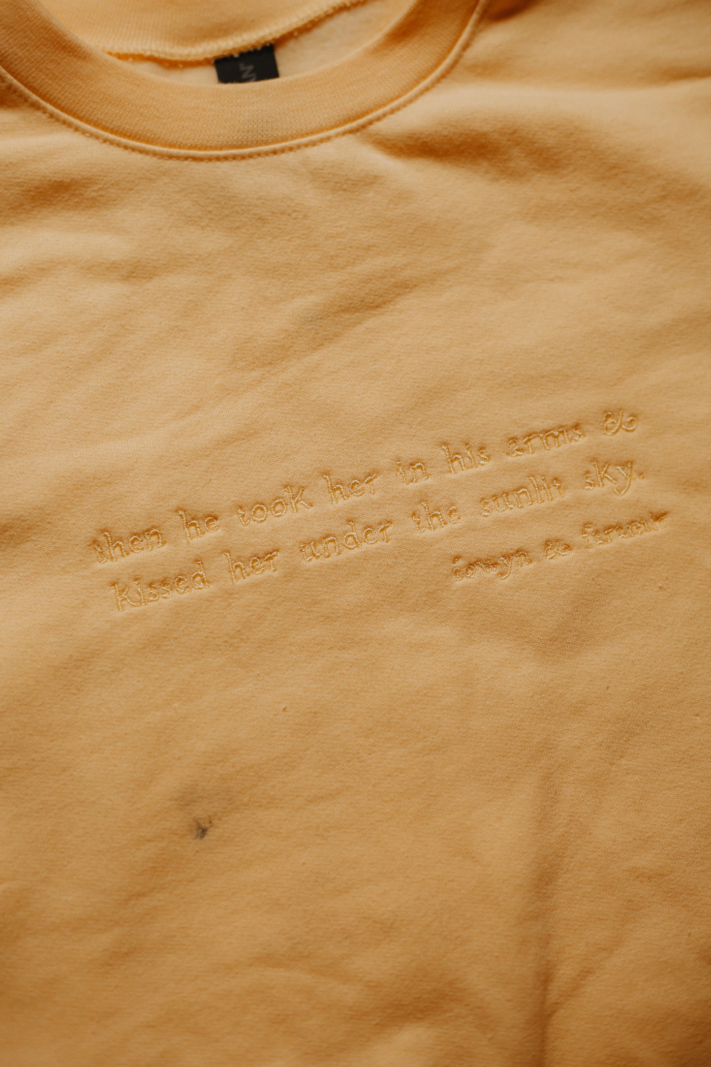 (flawed) under the sunlit sky embroidered sweatshirt - large
