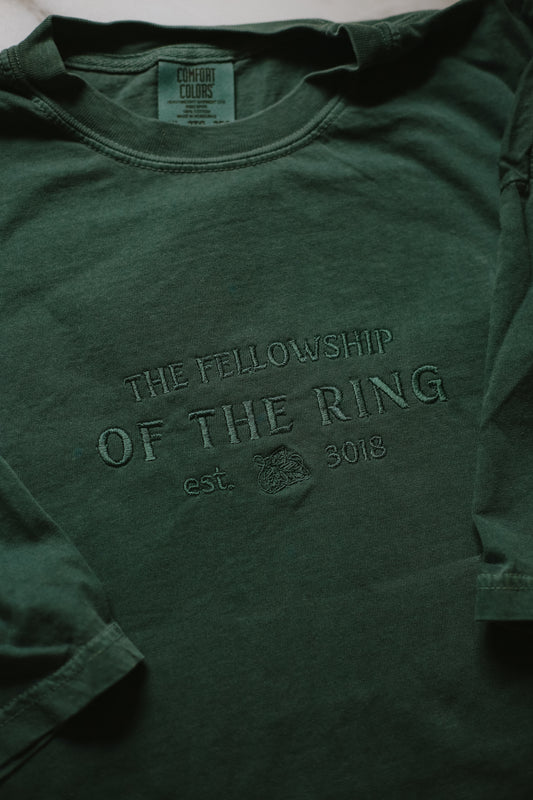 (flawed) fellowship of the ring embroidered t-shirt - 2XL