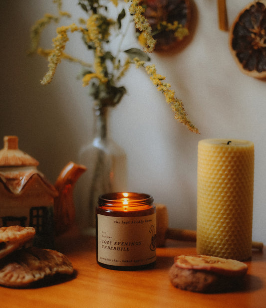 cozy evenings underhill candle