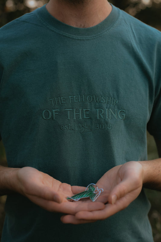 (pre-order) fellowship of the ring embroidered design