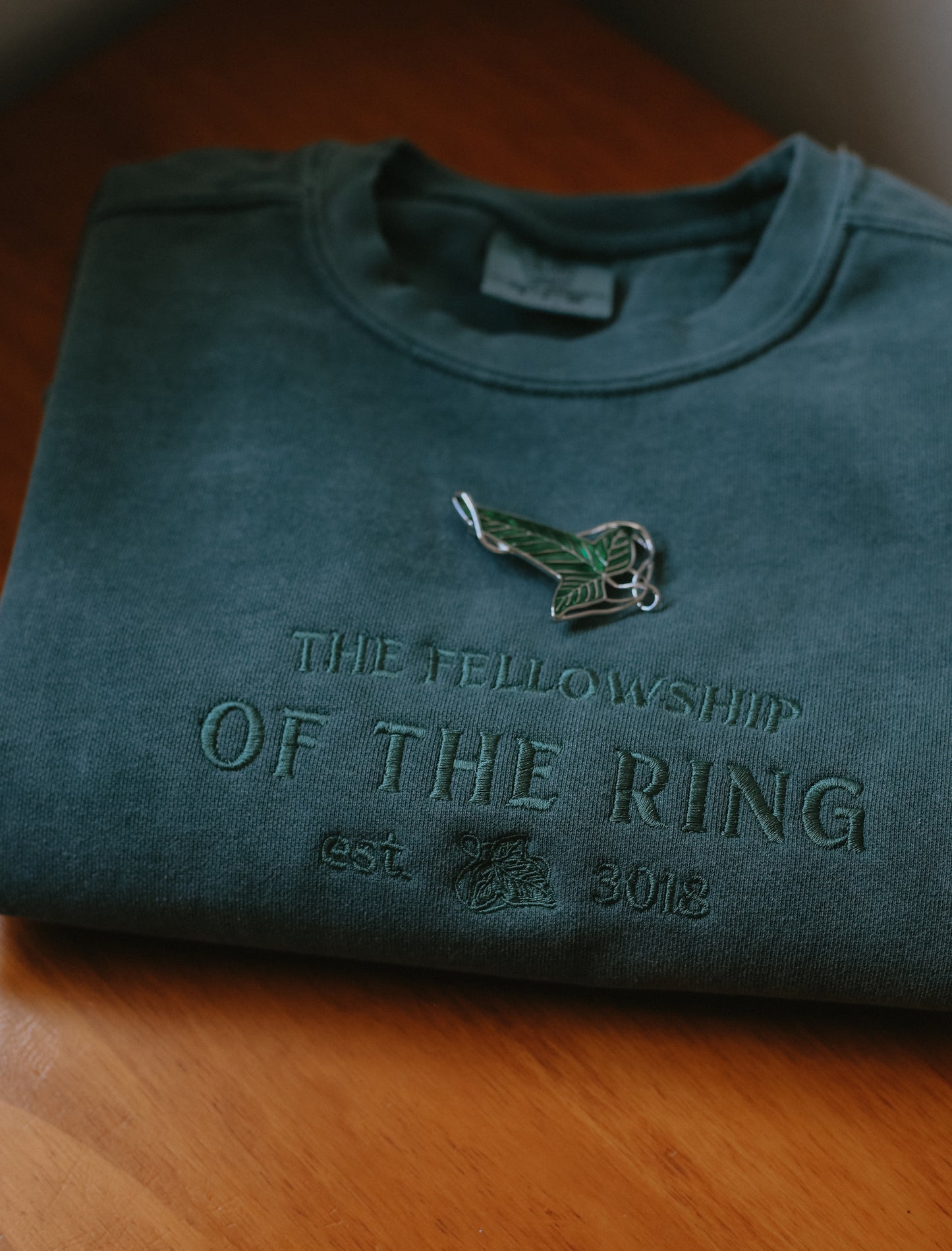 (pre-order) fellowship of the ring embroidered design