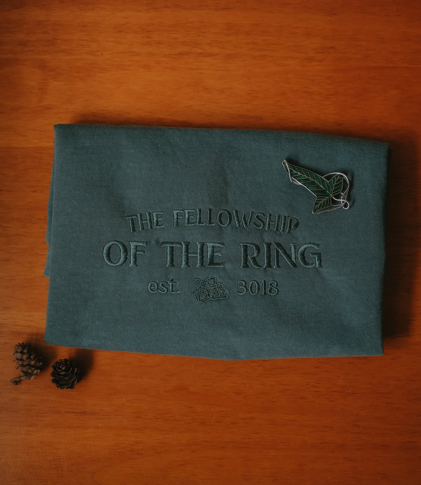 (pre-order) fellowship of the ring embroidered design