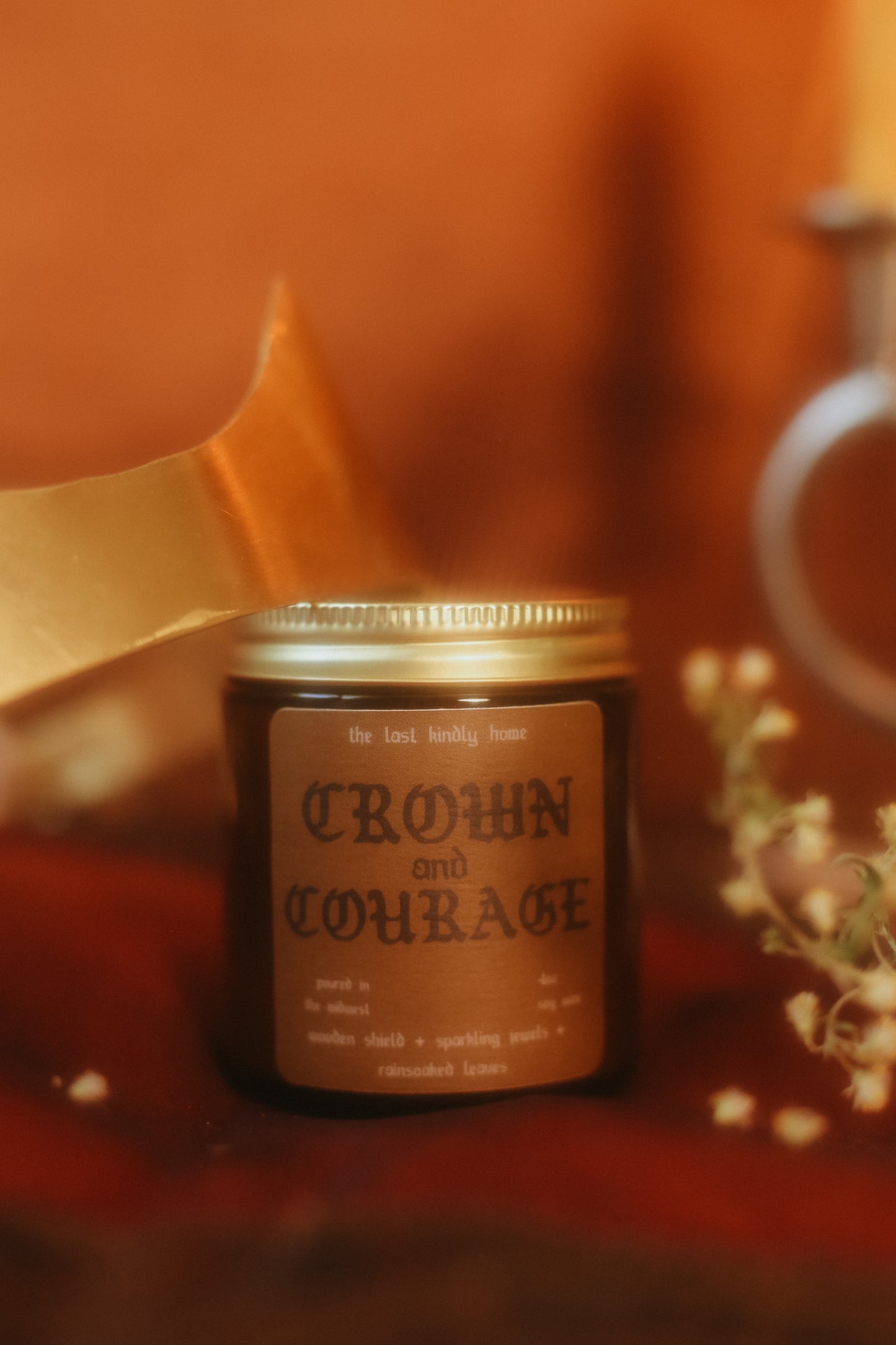 crown and courage candle