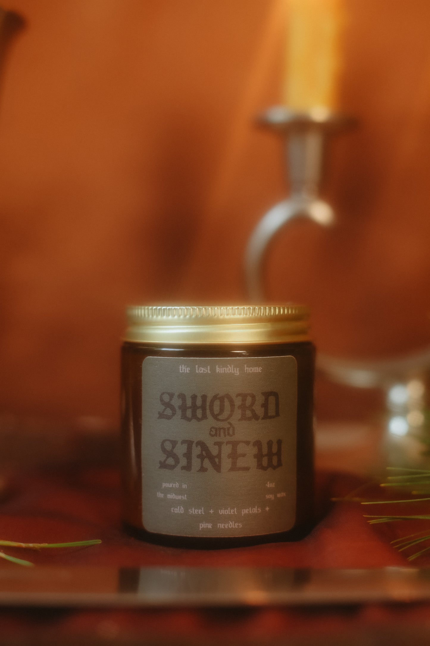 sword and sinew candle
