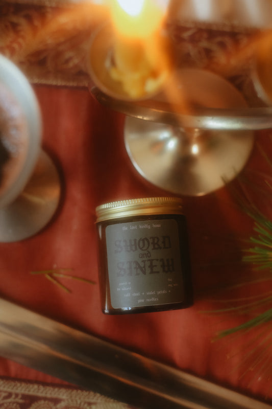 sword and sinew candle