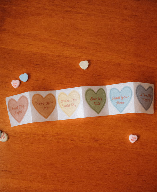 sweethearts sticker collection