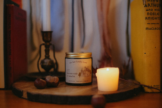 harvest-tide in camelot candle