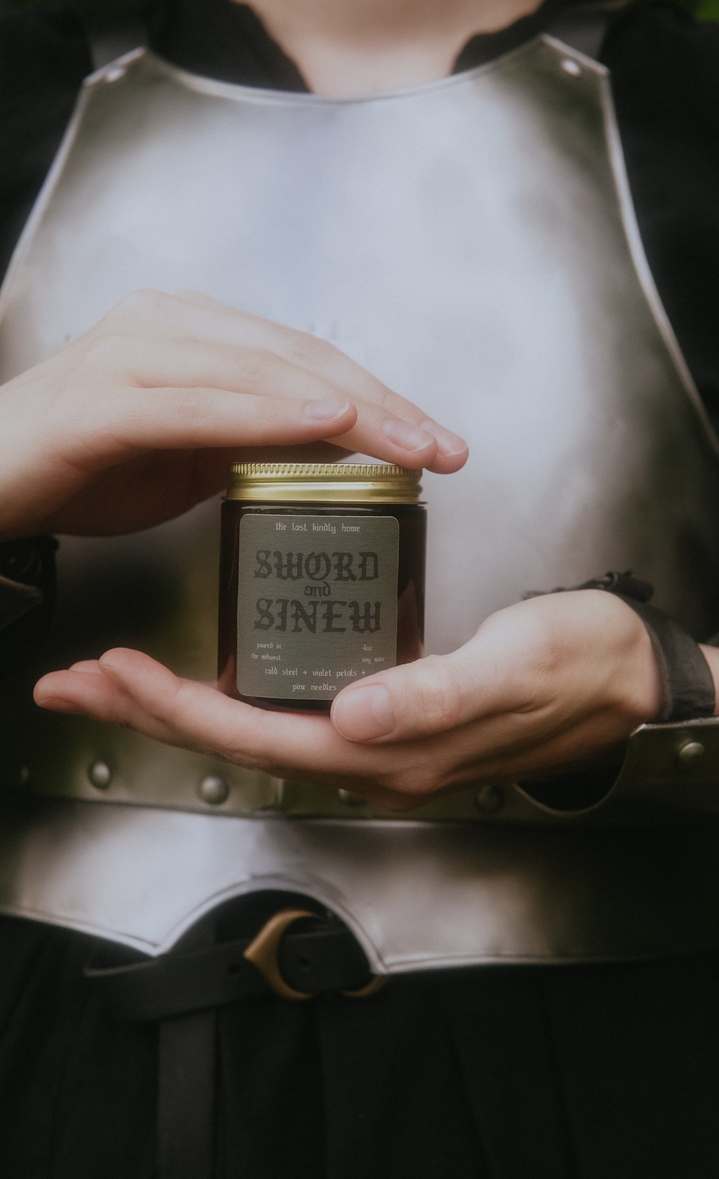 sword and sinew candle