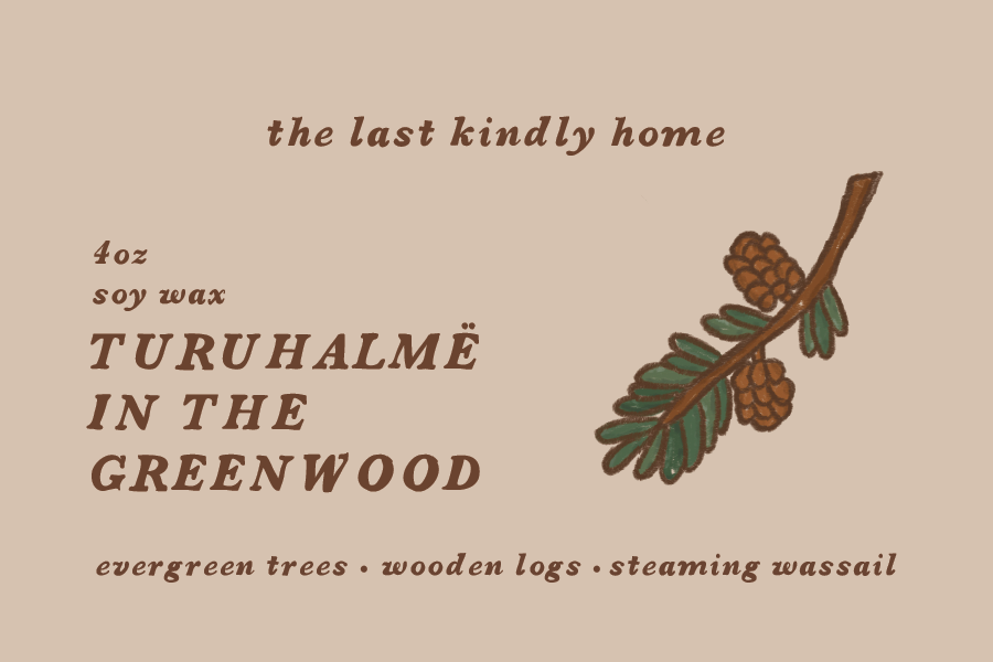 turuhalmë in the greenwood candle