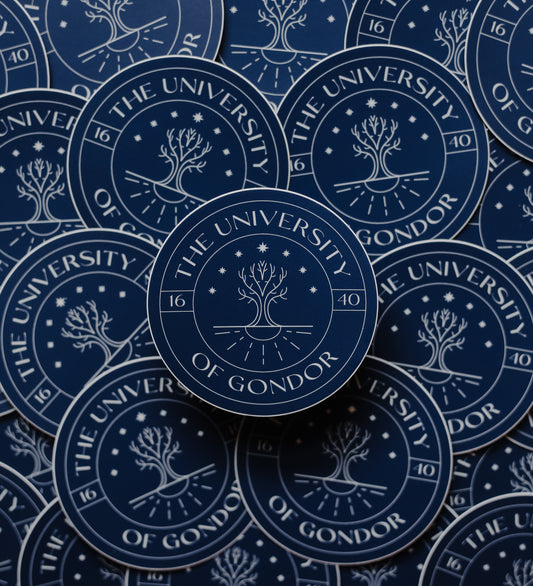 the university of gondor sticker