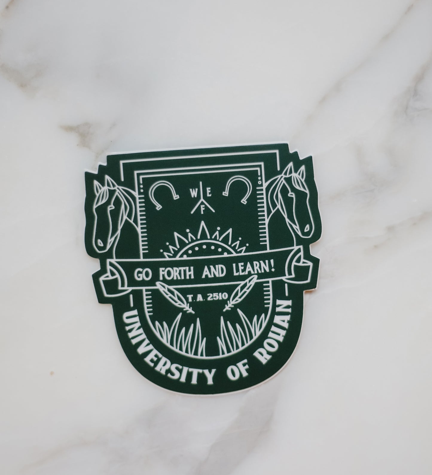 university of rohan sticker