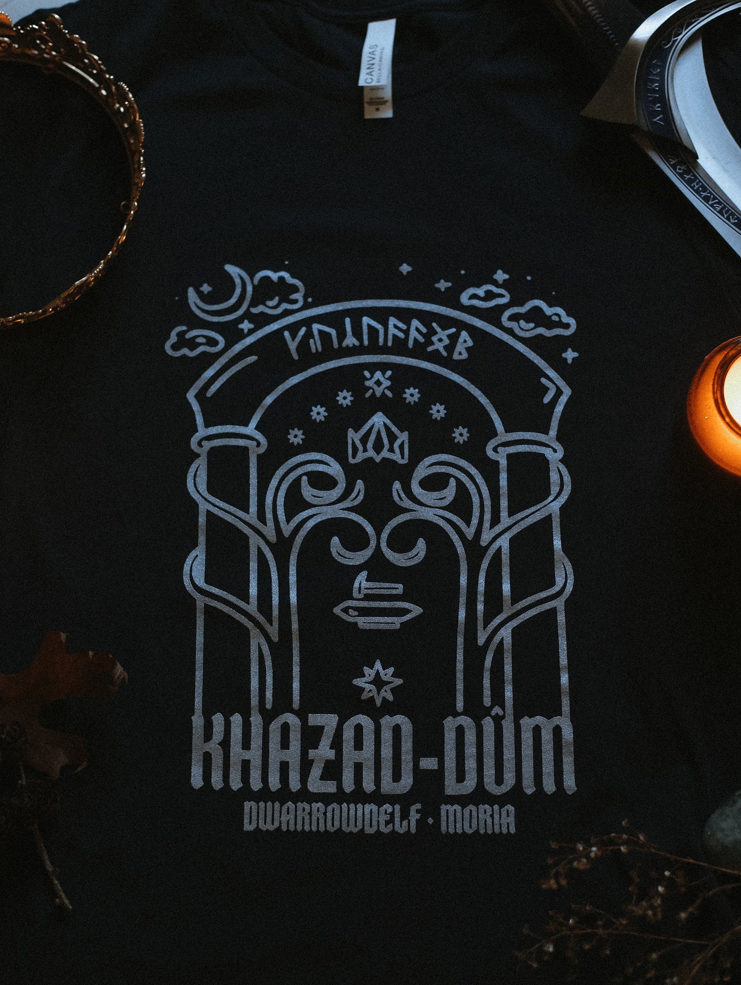 (PRE-ORDER) ancient dwarven kingdom of khazad-dûm t-shirt